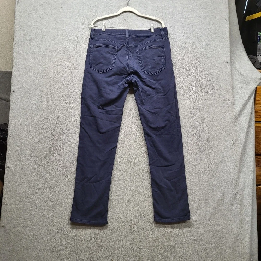 Banana Republic Men Pants 33X32 Navy Chino Twill The Traveler Slim 31